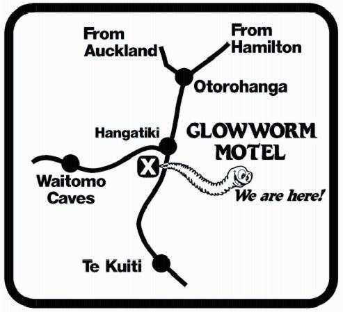 Glow Worm Motel Cuevas de Waitomo Exterior foto